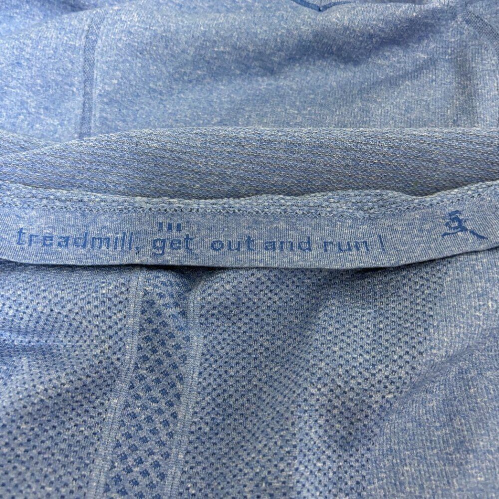 lululemon athletica Blue Short Sleeve Shirt Size 8 - Picture 6 of 6